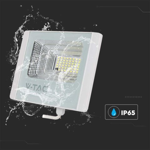 Naświetlacz LED solarny V-TAC 40W biały IP65 pilot timer VT-200W 6400K 3100lm
