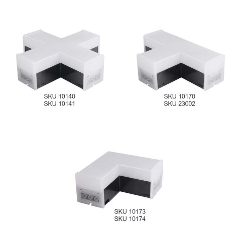 Oprawa V-TAC 40W liniowa linear light do łączenia czarna VT-4140 4000K 4300lm 3 lata gwarancji