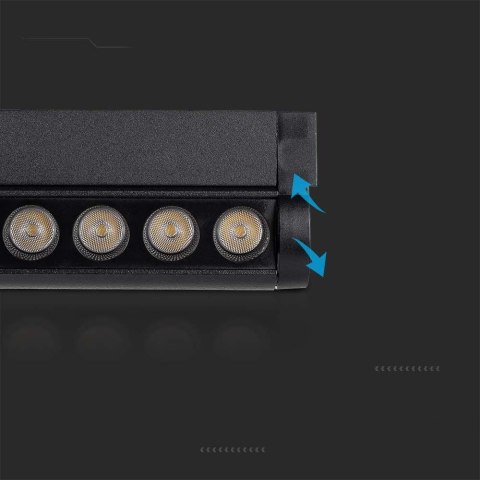 Oprawa projektor szynoprzewód magnetyczny 48V V-TAC 5W LED 34st VT-4205 3000K 600lm 3 lata gwarancji