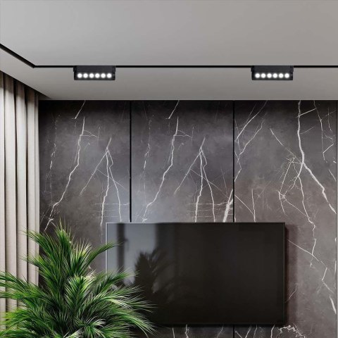 Oprawa projektor szynoprzewód magnetyczny 48V V-TAC 5W LED 34st VT-4205 3000K 600lm 3 lata gwarancji