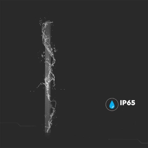 Oprawa ścienna elewacyjna LED linia V-TAC 23W IP65 czarna 140cm VT-1178 4000K 3150lm