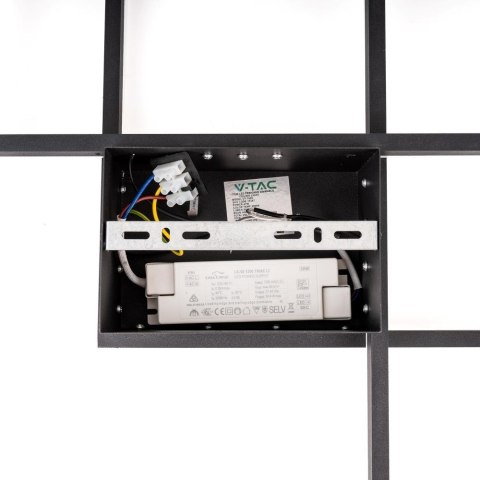 Oprawa sufitowa V-TAC 47W LED czarna VT-7926 3000K 5010lm