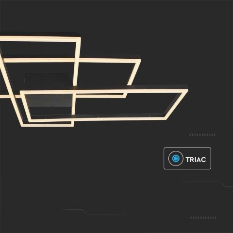 Oprawa sufitowa V-TAC 47W LED czarna VT-7926 3000K 5010lm