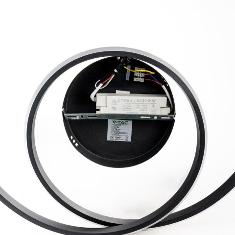 Oprawa sufitowa V-TAC 48W LED ściemnialna czarna VT-7911 3000K 5150lm