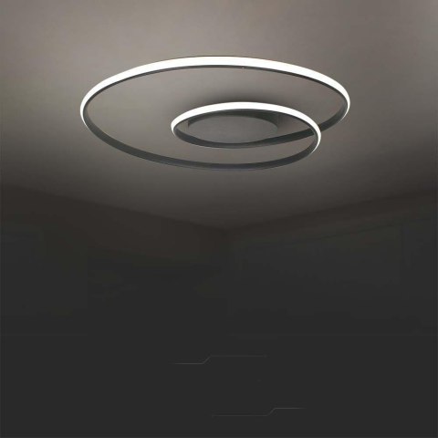 Oprawa sufitowa V-TAC 48W LED ściemnialna czarna VT-7911 3000K 5150lm