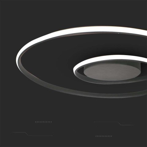 Oprawa sufitowa V-TAC 48W LED ściemnialna czarna VT-7911 3000K 5150lm