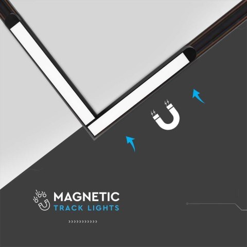 Oprawa szynoprzewód magnetyczny 48V V-TAC 25W LED 82st VT-42025 4000K 2850lm 3 lata gwarancji