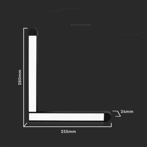 Oprawa szynoprzewód magnetyczny 48V V-TAC 25W LED 82st VT-42025 4000K 2850lm 3 lata gwarancji
