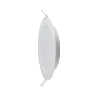 Panel LED V-TAC wpuszczany premium downlight 6W okrągły fi120 VT-61006 3000K 660lm