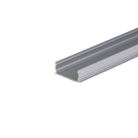 Profil do LED zestaw, ALU anodowany cienkościenny V-TAC 2mb klosz mleczny 17,4x7mm VT-8113