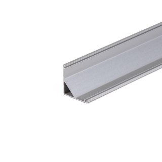 Profil do LED zestaw, ALU anodowany kątowy cienkościenny V-TAC 2mb klosz mleczny 15,8x15,8mm VT-8109