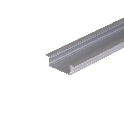 Profil do LED zestaw, ALU anodowany wpuszczany cienkościenny V-TAC 2mb klosz mleczny 24,7x7mm VT-8106