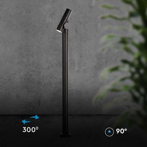 Słupek ogrodowy V-TAC 4W LED 100CM czarny IP44 VT-1187 3000K 390lm