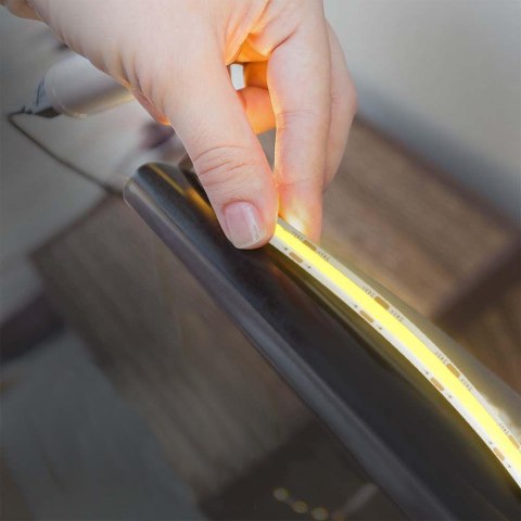 Taśma LED V-TAC bezpunktowa COB CCT 3w1 560LED 24V 18W/m CRI90 VT-COB 2700K-6500K