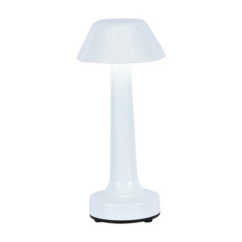 Lampka stołowa nocna V-TAC 2W LED 23cm ładowanie USB CCT ściemnianie biała VT-7566 3000K-6000K 40lm