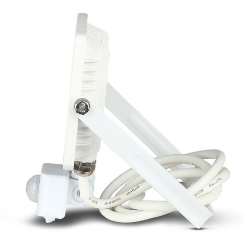 Naświetlacz LED V-TAC 30W SAMSUNG CHIP czujnik ruchu funkcja cut-OFF biały VT-30-S-W 6400K 2400lm 5 lat gwarancji