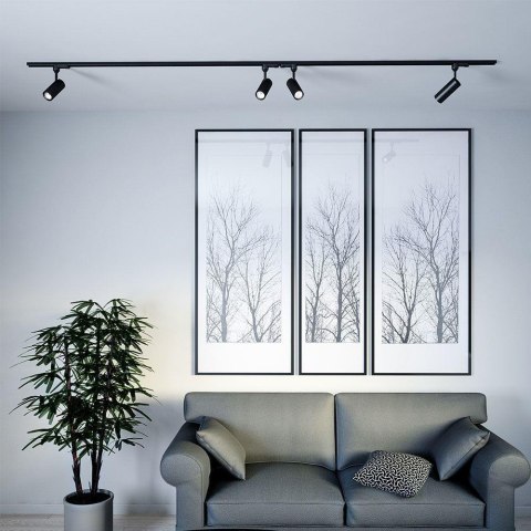 Oprawa 20W LED V-TAC szynoprzewód 3F SAMSUNG CHIP CRI90+czarna VT-420-B 5000K 1600lm 5 lat gwarancji