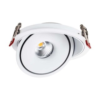Oprawa V-TAC LED uchylny downlight 20W LED COB CRI90+CCT biała VT-2520 3000K-4000K-6400K 1408lm