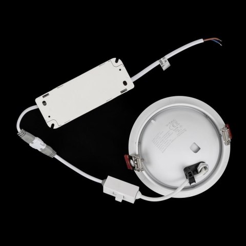 Oprawa V-TAC LED uchylny downlight 20W LED COB CRI90+CCT biała VT-2520 3000K-4000K-6400K 1408lm