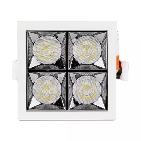 Oprawa V-TAC downlight SAMSUNG CHIP 16W UGR19 CRI90+36st VT-2-16-1 4000K 1280lm 5 lat gwarancji