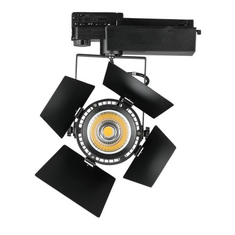 Oprawa szynoprzewód 3F V-TAC 33W LED SAMSUNG CHIP CRI90+czarna VT-433 4000K 3000lm 5 lat gwarancji
