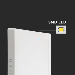 Panel LED V-TAC natynkowy premium downlight 24W kwadrat 300x300 VT-60024 4000K 2640lm