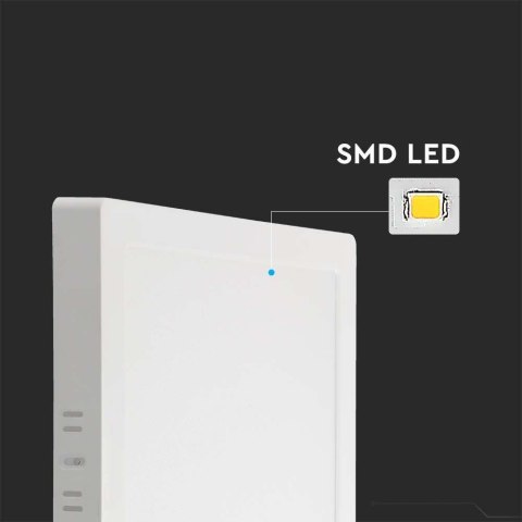 Panel LED V-TAC natynkowy premium downlight 24W kwadrat 300x300 VT-60024 4000K 2640lm