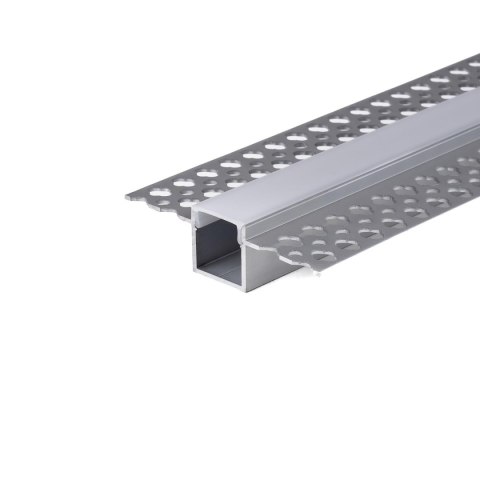 Profil do LED zestaw, ALU anodowany do gipsowania 125mm V-TAC 2mb klosz mleczny 15x15mm VT-8201