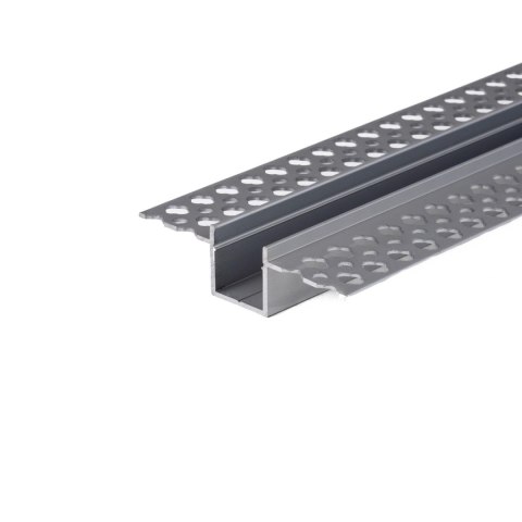 Profil do LED zestaw, ALU anodowany do gipsowania 125mm V-TAC 2mb klosz mleczny 15x15mm VT-8201