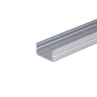 Profil do LED zestaw, ALU anodowany na dwie taśmy 185mm V-TAC 2mb klosz mleczny 20x10mm VT-8202