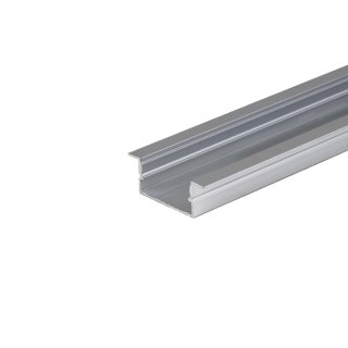 Profil do LED zestaw, ALU anodowany wpuszczany na dwie taśmy V-TAC 2mb klosz mleczny 20x10mm VT-8203