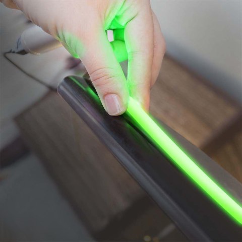 Taśma LED V-TAC bezpunktowa COB 320LED 24V IP67 10W/m VT-COB 320 Kolor Zielony