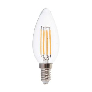 Żarówka LED V-TAC 6W filament E14 świeca VT-2327 3000K 800lm