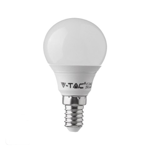 Żarówka LED V-TAC SAMSUNG CHIP 7W E14 kulka P45 VT-270 3000K 600lm 5 lat gwarancji
