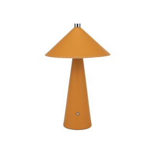 Lampka stołowa nocna V-TAC 3W LED 33cm CCT ładowanie USB-C ściemnianie żółta skóra VT-10117-Y 3000K-6000K 240lm