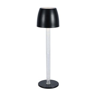 Lampka stołowa nocna V-TAC 3W LED 37cm ładowanie ściemnianie czarna VT-7576 3000K 310lm