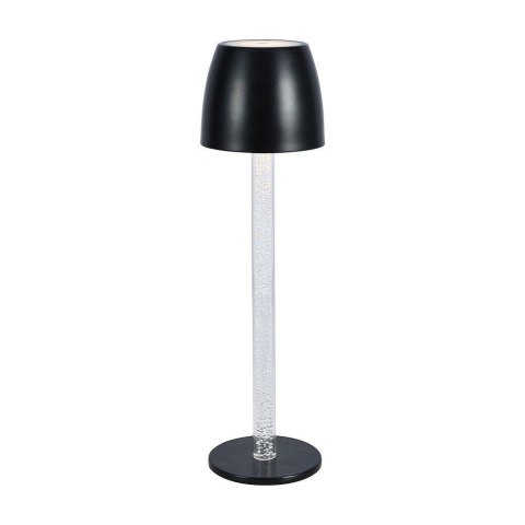 Lampka stołowa nocna V-TAC 3W LED 37cm ładowanie ściemnianie czarna VT-7576 3000K 310lm