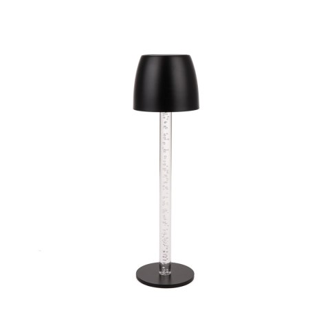Lampka stołowa nocna V-TAC 3W LED 37cm ładowanie ściemnianie czarna VT-7576 3000K 310lm