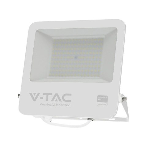 Naświetlacz LED V-TAC 100W 100Lm/W przewód 1mb SAMSUNG CHIP biały VT-44104 6500K 8700lm 5 lat gwarancji