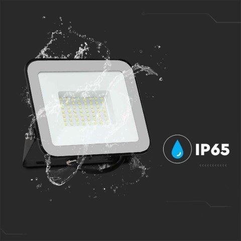 Naświetlacz LED V-TAC 50W 100Lm/W SAMSUNG CHIP czarny VT-44055 6500K 4270lm 5 lat gwarancji