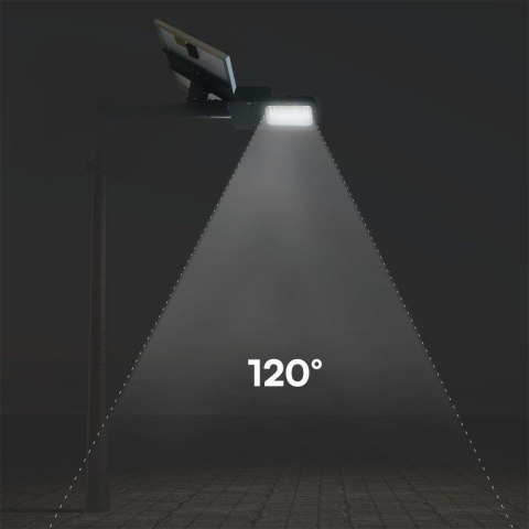 Naświetlacz oprawa uliczna solarna hybrydowa V-TAC 50W LED VT-ST201 6500K 4000lm
