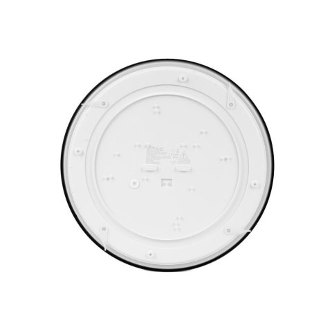 Oprawa sufitowa plafoniera V-TAC 18W LED okrągły 25cm natynkowy IP44 czarny VT-8618B 3000K 1830lm