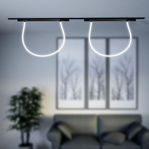 Oprawa szynoprzewód magnetyczny 48V V-TAC 23W LED CCT 30st smart 200cm WI-FI tracklight czarna VT-42024 2700K-6400K 2810lm 3 lat