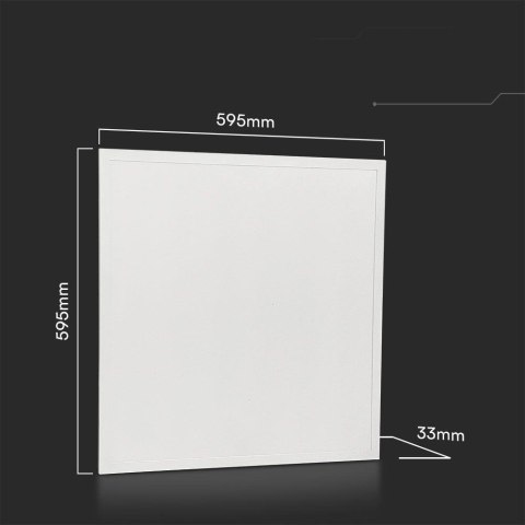 Panel LED V-TAC 25W 60x60 LED backlight 33mm 180Lm/W VT-60025 4000K 4500lm