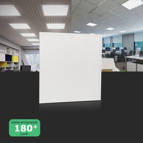 Panel LED V-TAC 25W 60x60 LED backlight 33mm 180Lm/W VT-60025 4000K 4500lm