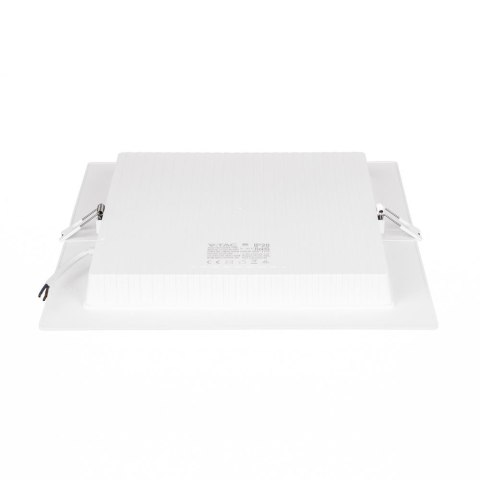 Panel wpuszczany downlight V-TAC 18W LED SAMSUNG CHIP kwadrat 295x295mm VT-61024SQ-S 6500K 2640lm 5 lat gwarancji