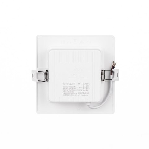 Panel wpuszczany downlight V-TAC 6W LED SAMSUNG CHIP kwadrat 120x120mm VT-61006SQ-S 4000K 660lm 5 lat gwarancji