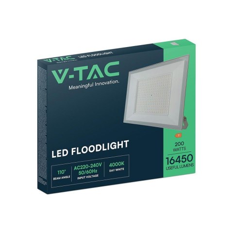 Naświetlacz LED V-TAC 200W LED SMD biały VT-44208 4000K 16450lm