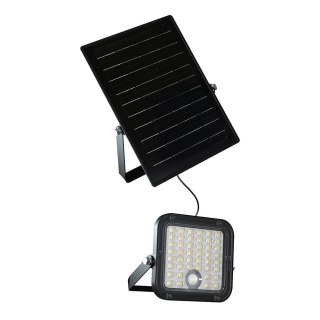 Naświetlacz LED solarny V-TAC 10W pilot auto timer czujnik ruchu IP65 CCT VT-411CCT 4000K+6000K 1500lm