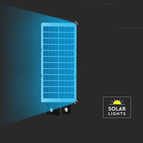Naświetlacz oprawa uliczna LED solarna V-TAC 8W czarny VT-ST120W 6000K 1000lm
